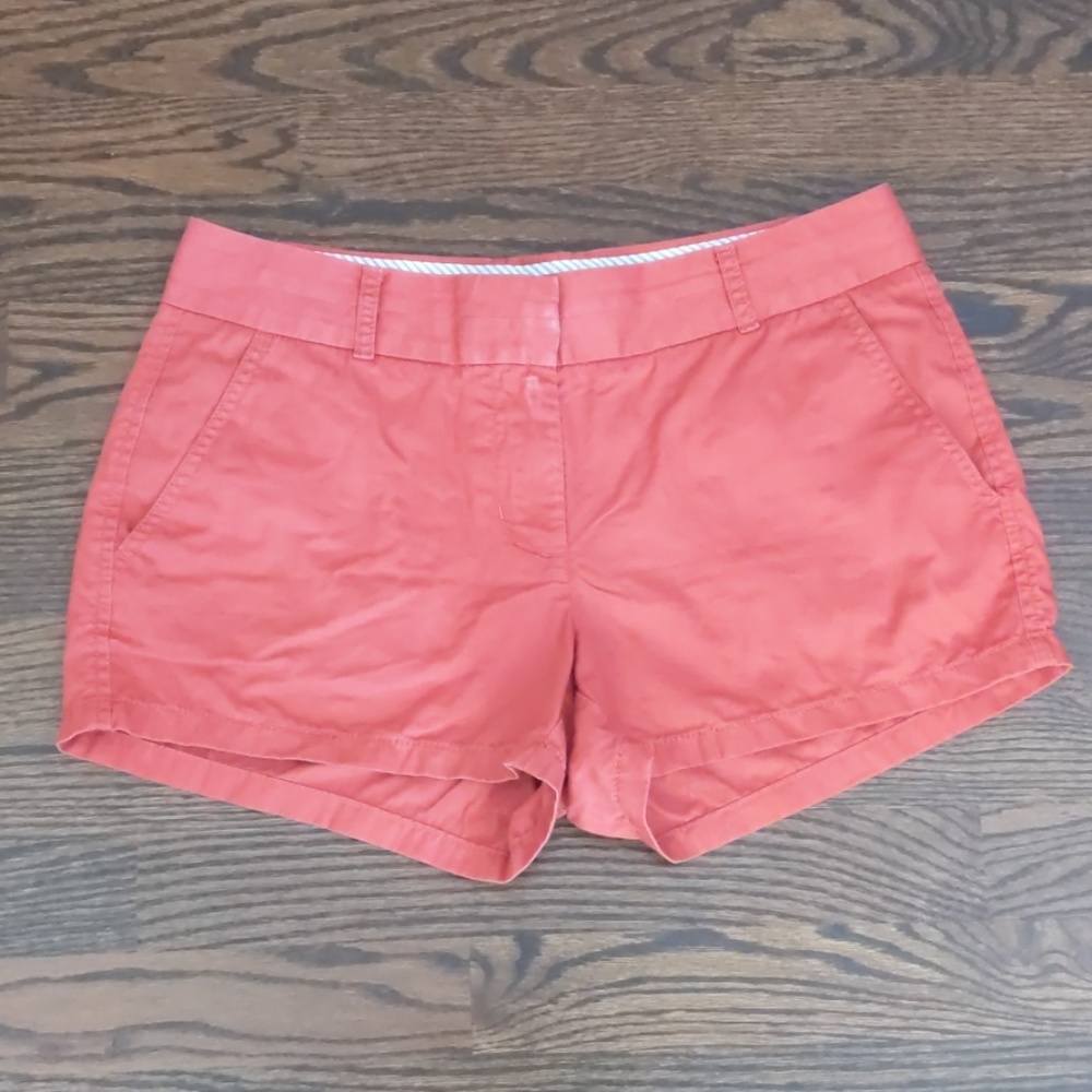 J Crew 100% Cotton Broken In Chino Shorts